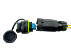 Hermetic waterproof connector IP68, duplex LC/UPC-LC/UPC with cover LW-WPKJL-LC/UPC