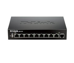 Мультисервісний маршрутизатор D-Link DSR-250 8xGE LAN, 1xGE WAN, 1xUSB, 1xCons RJ45