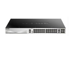 Switch D-Link DGS-3130-30S 24xSFP, 4x1GE/SFP, 2x10GE, 4xSFP+ 10G, L3, Stackable