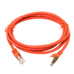 Patch cord 2m, S/FTP, cat.6A, RJ45, copper, red, Electronical PC005-C6A-200RD