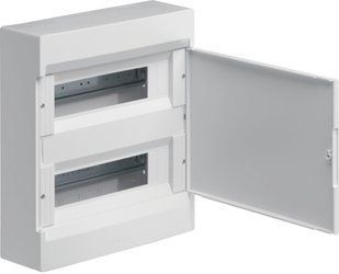 Photo of Built-in external switchboard 10 modules with white door COSMOS Hager VD212PD &ndash; buy online with delivery across Ukraine at Net-server