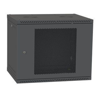 Фото Серверна шафа IP 19" 9U 600x450 розбірна, перфорована, чорна &ndash; купити з доставкою по Україні в інтернет-магазині Net-server