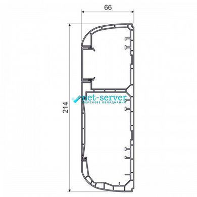 Photo of Cable channel RK 210x70x2000, white, Kopos D 210X70 D_HD &ndash; buy online with delivery across Ukraine at Net-server