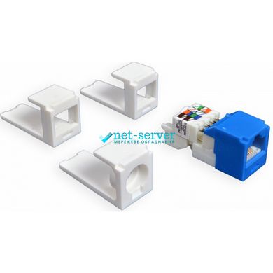 Wall socket 4 ports (1xST/FC, 2xSC Simplex/LC Duplex, 1xRJ45) without VO adapters FMB04MWH