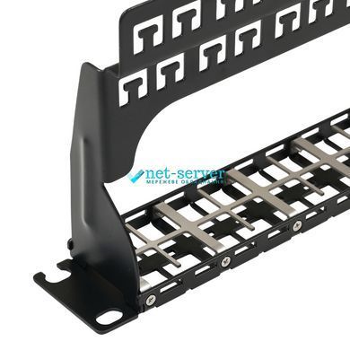 Photo of Modular patch panel 19", 48 ports, 1U, Keystone, L&W LW-PP71 &ndash; buy online with delivery across Ukraine at Net-server