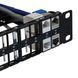 Modular patch panel 19", 48 ports, 1U, Keystone, L&W LW-PP71
