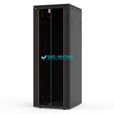 Шкаф серверный напольный 19" Evoline 22U 600X600X1083 мм, (Ш*Г*В) черный, Estap EVL22U6060_M50_L_SGFMPR