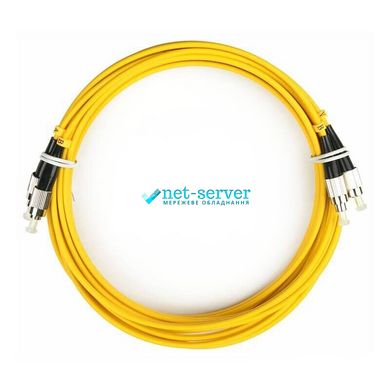 Optical patch cord FC/UPC-FC/UPC, SM, 10m, Duplex