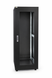 Шкаф серверный напольный IP 33U 600x800, стеклянные двери, черный, С-33U-06-08С-BK
