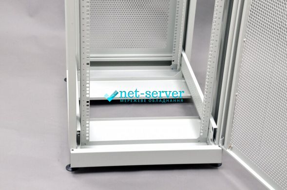 Floor-standing server cabinet 19", 42U, 2020x610x865mm (W*D), knockdown, gray, UA-MGSE4268MPG
