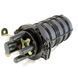Муфта оптична 24-48 волокон, 1 сплайс-касета, 3 вода Crosver FOSC-SPM