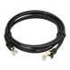Patch cord 2m, S/FTP, cat.6A, RJ45, copper, black, Electronical PC005-C6A-200BK