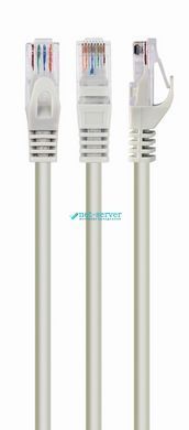 Photo of Network patch cord UTP Cat 6 Cablexpert PP6U-2M, 2 m, gray, RJ45-RJ45, molded, 50u &ndash; buy online with delivery across Ukraine at Net-server