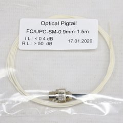 Pigtail FC/UPC, SM, 1.5m, PG-1.5FC(SM)(ON)EC