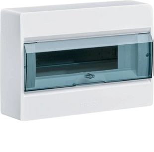 Photo of External panel 8 modules with transparent door Hager Cosmos VD108TD &ndash; buy online with delivery across Ukraine at Net-server