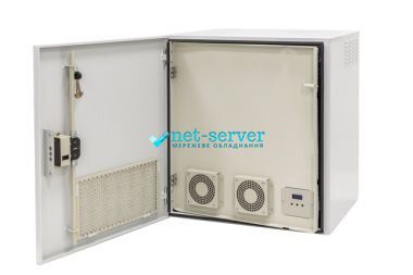 Климатический серверный шкаф 19", 12U, 686х628х536мм (В*Ш*Г) всепогодний телекоммуникационный