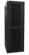 IP 33U 600x1000 floor-standing server cabinet, perforated doors, black, С-33U-06-10П-BK