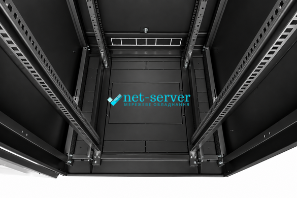 Photo of IP 33U 600x1000 floor-standing server cabinet, perforated doors, black, С-33U-06-10П-BK &ndash; buy online with delivery across Ukraine at Net-server