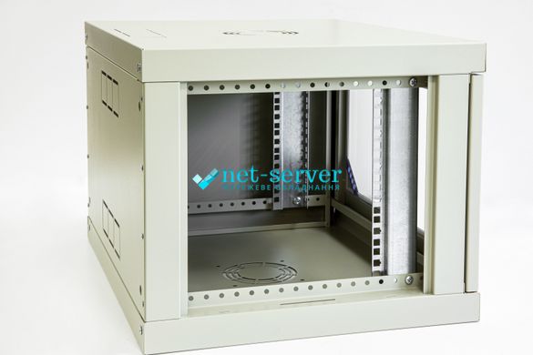 Шкаф серверный настенный 19" 6U, 390x600x450мм (В*Ш*Г) 645-П-ШН