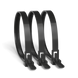 Photo of Reusable tie 250 x 8.0 mm, 100 pcs, black INCT-25080U-BK &ndash; buy online with delivery across Ukraine at Net-server