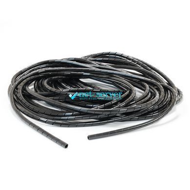 Photo of Spiral cable organizer, PVC, &Oslash; 4.5 mm, 10 m, black, KSS. &ndash; buy online with delivery across Ukraine at Net-server