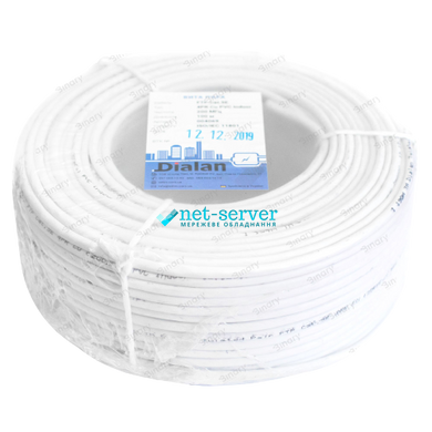 Фото Витая пара FTP cat.5e 4PR CU (100МГц) PVC Indoor 50 м Dialan &ndash; купить с доставкой по Украине в интернет-магазине Net-server