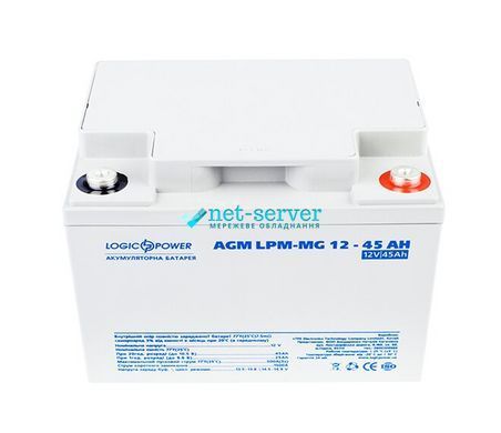 Photo of Multi-gel battery AGM LPM-MG 12 &ndash; 45 AH &ndash; buy online with delivery across Ukraine at Net-server