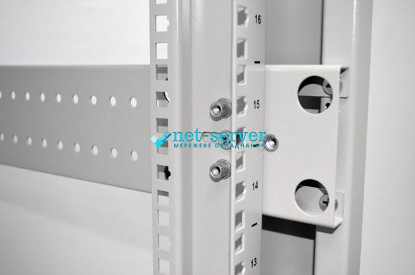 Floor-standing server cabinet 19", 42U, 2020x610x865mm (W*D), knockdown, gray, UA-MGSE4268MG