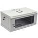 Wall-mounted server cabinet 19", 6U, 373&times;600&times;400 mm (H&times;W&times;D), knock-down, grey, UA-MGSW1L44G