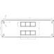Wall-mounted server cabinet 19", 6U, 373&times;600&times;400 mm (H&times;W&times;D), knock-down, grey, UA-MGSW1L44G